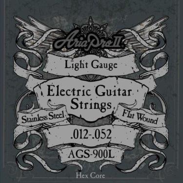 Imagem de Encordoamento Guitarra Flat Wound .012 Aria Pro Ii