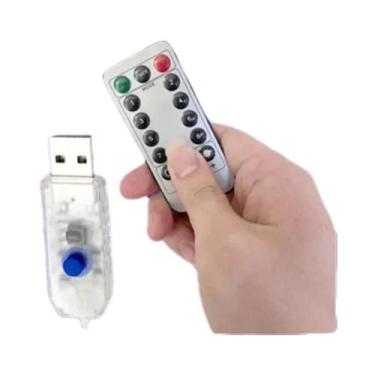 Imagem de Corda De Luz LED Para Jardim Externo De 6M, 8 Modos, USB, Cortina De L