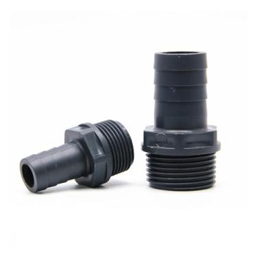 Imagem de VEVEL 1 peça 1/5.1 cm-5.1 cm rosca macho para 8-50 mm pagode conector de tubo de água macia de alta qualidade acessórios UPVC peças de mangueira de irrigação (16 mm)