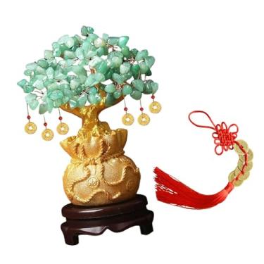 Imagem de Baoblaze Árvore da Fortuna Feng Shui Bonsai, Moeda Decorativa da Sorte para Pendurar na Mesa, Sala de Estar, Casa ou Loja, S