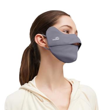 Imagem de Máscara facial feminina UV FPS 50+ capa respirável proteção solar protetor solar máscara refrescante SLF6M144T cinza escuro