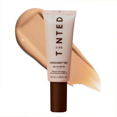 Imagem de Live Tinted Hueguard Skin Tint FPS 50 - Protetor solar mineral matizado com cobertura montável leve-média com um acabamento hidratante e radiante - Resistente à água e ao suor, 40 ml - Shade 09