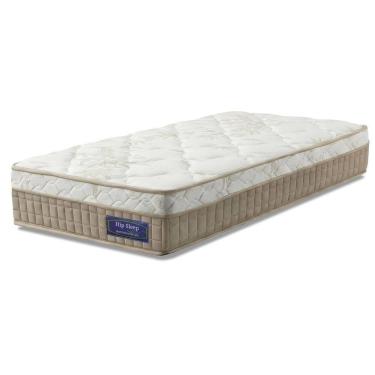 Imagem de Colchão Solteiro Molas Ensacadas Euro In Natural Confort 88x188x25cm Bege / Branco