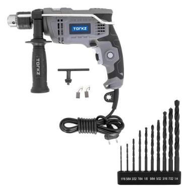 Imagem de Furadeira de Impacto Profissional Torkz TRE0001 e Kit de Brocas Torkz 