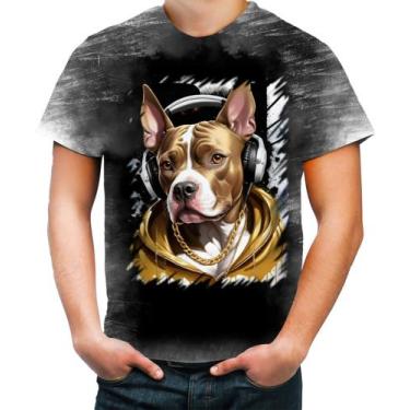 Imagem de Camiseta Desgaste Pitbull com Headphones 11 - Kasubeck Store®, P