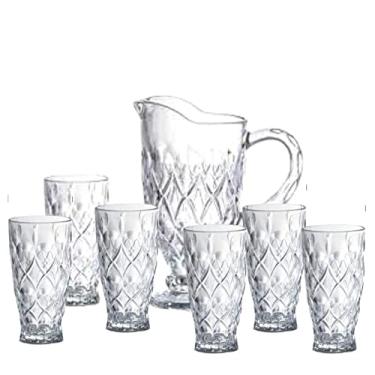 Imagem de CONJUNTO DE JARRAS COM COPOS FLOW STUDIO CRYSTAL INCOLOR