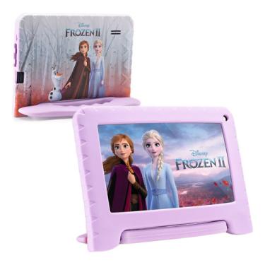 Imagem de Tablet Infantil Frozen Rosa 64gb Criança Wi Fi Netflix Youtu Multilaser