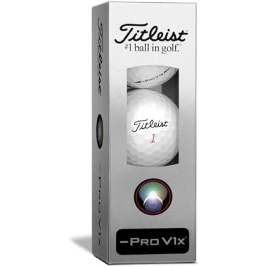 Imagem de Titleist Bolas de golfe Pro V1X Left Dash - Nova manga - 3 bolas