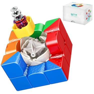 Imagem de CuberShop Moyu YS3M MagLev 2023 Huameng New 3x3 Cubo, MagLev Professional 3x3 Stickerless Magnetic Speed Cube, Upgraded Ver. of The Moyu Super RS3M & RS3M 2021