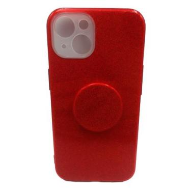 Imagem de Capinha Capa Compatível iphone 13 tela 6.1 Glitter Brilho - HHW, Verme