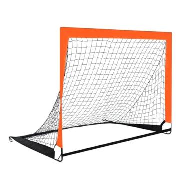 Imagem de Aymzbd Rede de Gol de Futebol para Crianças Brinquedo Infantil Dobrável Fácil Montagem Portão de Futebol Portátil Gol de Futebol para Jogos de Parque Quintal