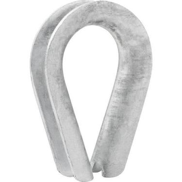 Imagem de Anilha p/ cabo de aço 7/8" pesado galvanizada Vonder Plus