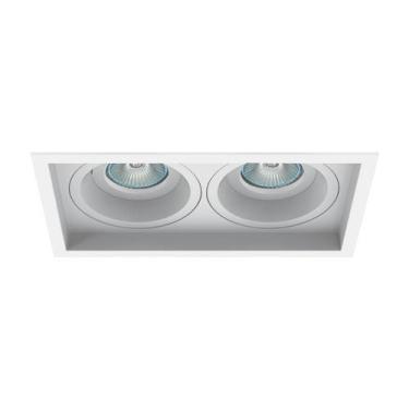 Imagem de Embutido Quadrado Micro Borda 2XMR11 IL47012 Branco - Interlight