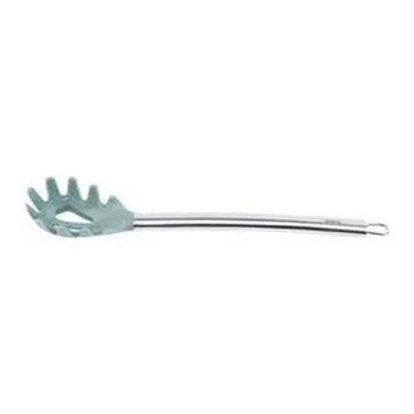 Imagem de Pegador Para Massa Tipo Concha Aço Inoxidável Base Silicone 33 cm Cor 