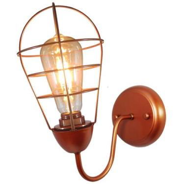 Imagem de Arandela Parede Aramado Lampshape Cobre sala Corredor - CM GLASS - CLE