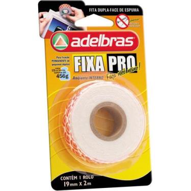 Imagem de Fita Dupla Face Fixa PRO Espuma 19MM X 2M - Adelbras