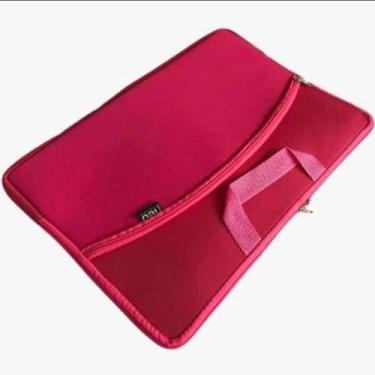 Imagem de Capa Pasta Bolsa para Notebook Maleta Neoprene rosa pink 15.6" - NEO C