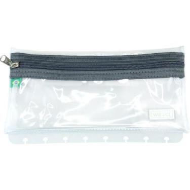 Imagem de Caderno Inteligente Estojo CRYSTAL Cool GREY - Transparente e Prático