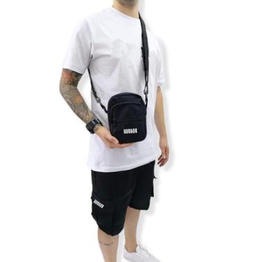Imagem de Kit Bermuda Cargo Corta Vento Verão Masculina + Shoulder Bag - Hunter,