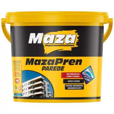 Imagem de Tinta Impermeabilizante Maza 18Kg Mazapren Parede, Branco