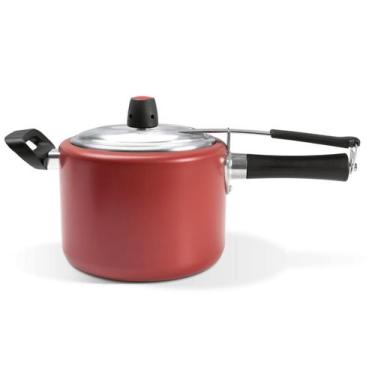 Imagem de Panela de Pressão Brinox Vapt 4,5 L - Ø 20 x 15 cm Cereja