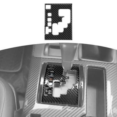 Imagem de RT-TCZ Auto Gear Shift Panel Trim Cover ABS Decoração Interior Acessórios Capa para Toyota 4Runner TRD Pro Off-Road 2010-2021 Fibra de carbono macia