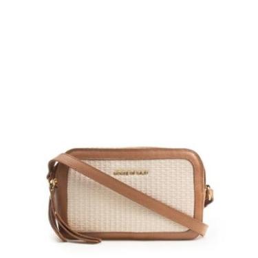 Imagem de BOLSA FEMININA EM COURO TRANSVERSAL PRETA "WALESKA SLEMER"-Feminino