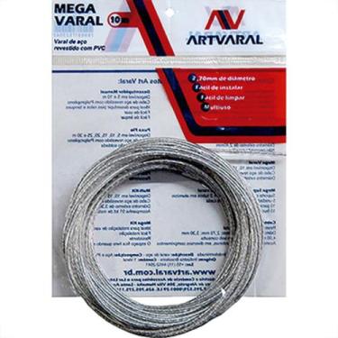 Imagem de Varal De Aco Mega 10Mt 2,7Mm - ART VARAL