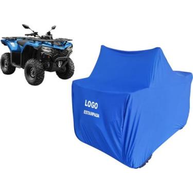 Imagem de Capa Quadriciclo Cfmoto Cforce 450S 4x4 Contra Riscos - Mz, Azul