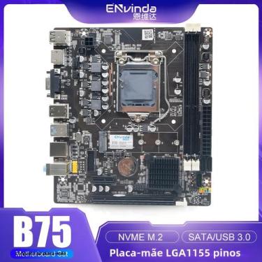 Imagem de Placa-Mãe LGA 1155 B75 - Suporte Intel Core I7/I5/I3/Xeon - DDR3, SATA