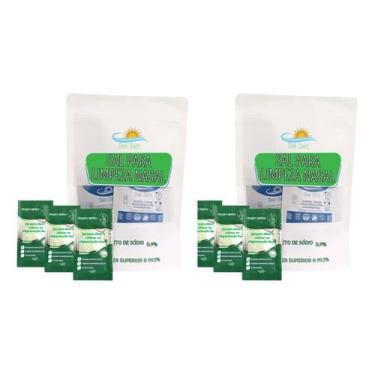 Imagem de Kit C/90 Unidades Soro Fisiológico Sachê em Pó