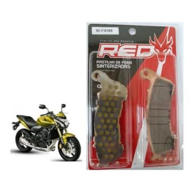 Imagem de Pastilha freio dianteira Sinterizada CB 600 Hornet ABS 2012 - Red Drag
