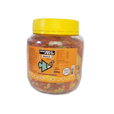 Imagem de Ração Flocos Nutrafish 250g para Peixes Ornamentais