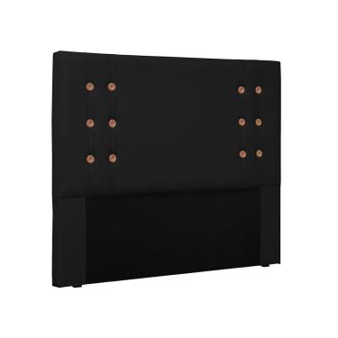 Imagem de Cabeceira Queen Gênova Poliuretano Preta