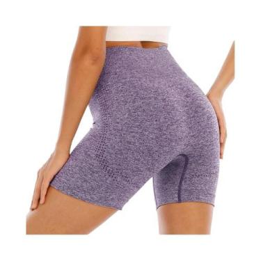 Imagem de Verão sexy ginásio shorts mulher correndo ao ar livre esporte sem cost