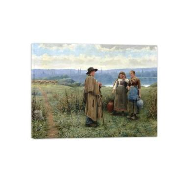 Imagem de Imagem famosa de arte de parede em tela - Impressões modernas de decoração de parede - Pintura de decoração de arte de parede para sala de estar - Reprodução (omento) 40 x 50 cm - 16 x 19 pol. Tela