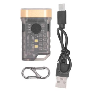 Imagem de Lanterna Mini LED munefe, lanternas pequenas poderosas chaveiro, lanterna mini recarregável para fins de iluminação ou detecção padrão para iluminação ou detecção