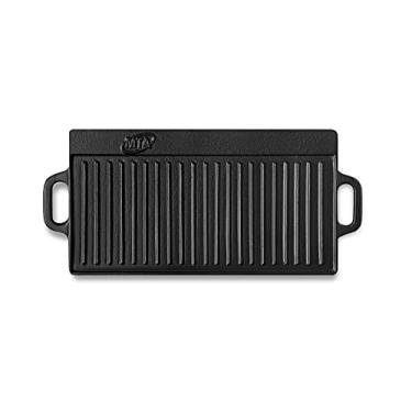 Imagem de MTA - Chapa Grill Reversível 51x23cm, Linha Ferro Fundido