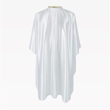 Imagem de Capa Para Barbeiro Cabeleireiro Com Zíper Em Cetim Brilhante - Barbers