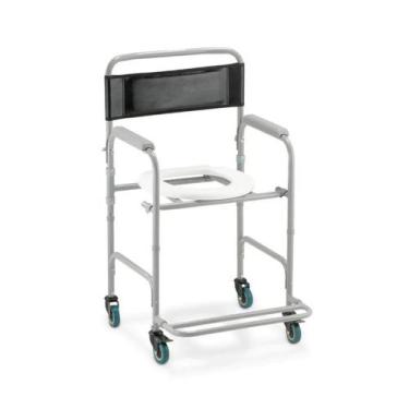 Imagem de Cadeira De Banho Higiênica D30 Resistente e Prática Para Idoso - Della