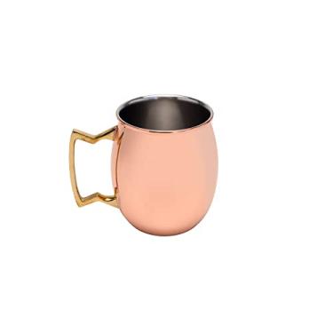 Imagem de CANECA AÇO INOX MOSCOW MULE COBRE CROMADO 500ml