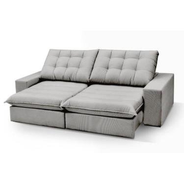 Imagem de Sofá Sydney Bipartido 2,20 - Best Mobília, Veludo Cinza