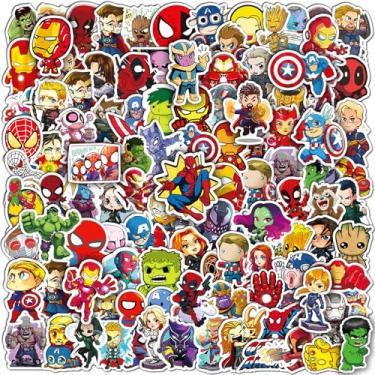 Imagem de 200PCS Cool Character Stickers for Water Bottles Skateboard Luggage Laptop Bumper Waterproof Vinyl Stickers Bulk for Boys Teens Adults