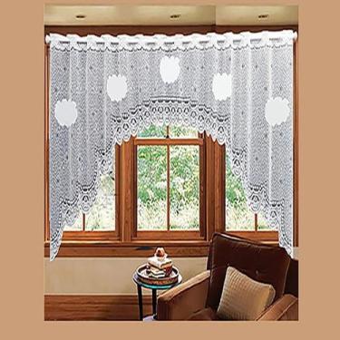 Imagem de Cortina Bando Renda Cascata Nuvem Lisa - Corti Lester