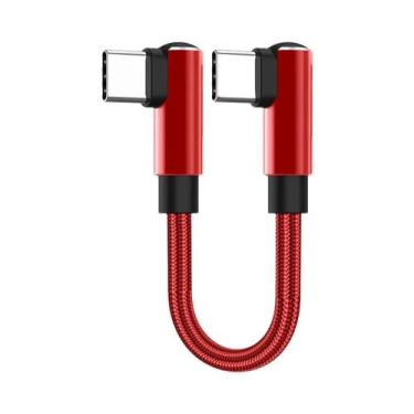 Imagem de Cabo USB Tipo C Para Tipo C De Carregamento Rápido 66W Com Conector Em