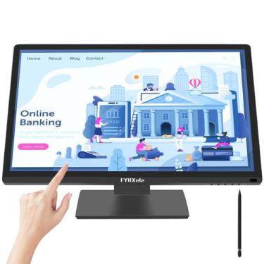 Imagem de Monitor de tela sensível ao toque FyhXele 22" IPS FHD 1080P 75Hz