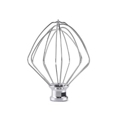 Imagem de Chicote de arame de aço inoxidável K45WW, acessórios serve para KitchenAid 4.5 5 Quart Tilt-Head Stand Mixer, misturador de ovos, batedor de creme, batedor de maionese para bolos, acessórios