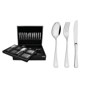 Imagem de Faqueiro tramontina mônaco inox alto brilho 101 peças