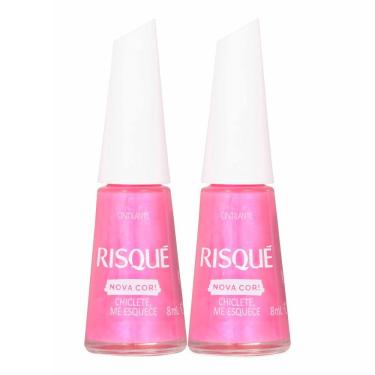 Imagem de Kit 2 Esmalte Risqué Chiclete, Me Esquece 8ml