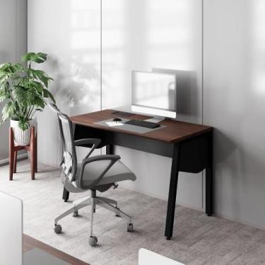 Imagem de Escrivaninha 1,20m Tampo Chanfrado c/ Caixa de Tomadas F5 - F5 Office 